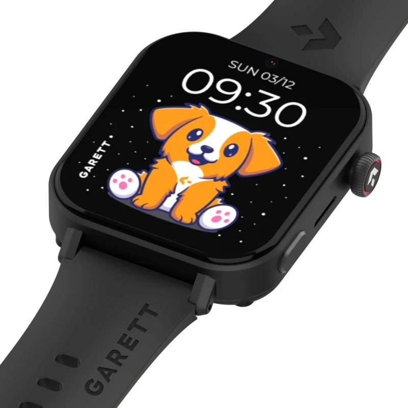 Zegarek dziecięcy Garett Kids Rel 4G czarny 5904238486528 smartwatch