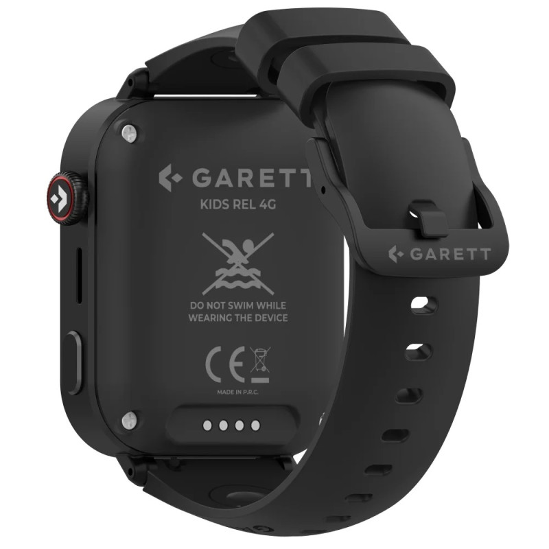 Zegarek dziecięcy Garett Kids Rel 4G czarny 5904238486528 smartwatch