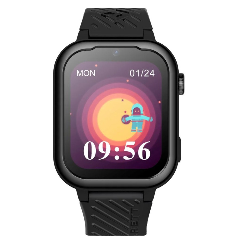 Zegarek dziecięcy Garett Kids Essa 4G czarny 5904238485682 samrtwatch