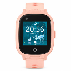 Zegarek Garett Kids Twin 4G różowy 5904238484326 smartwatch
