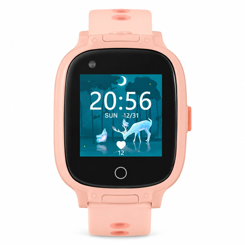 Zegarek Garett Kids Twin 4G różowy 5904238484326 smartwatch