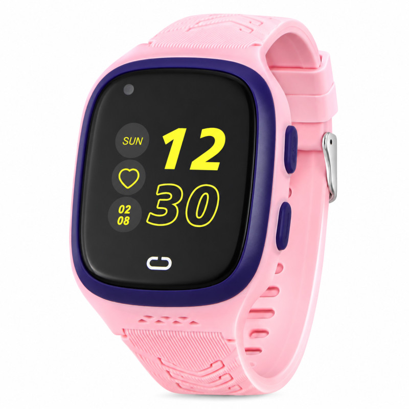 Zegarek dziecięcy Garett Kids Rock 4G RT różowy 5904238483862 smartwatch