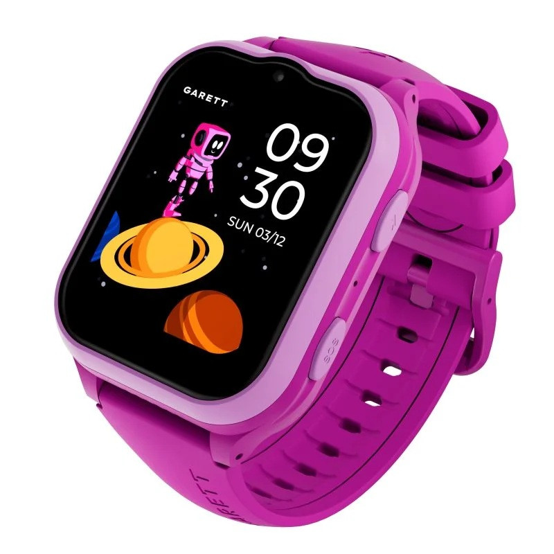 Zegarek dziecięcy Garett Kids eSIM 4G różowy 5904238486719 smartwatch