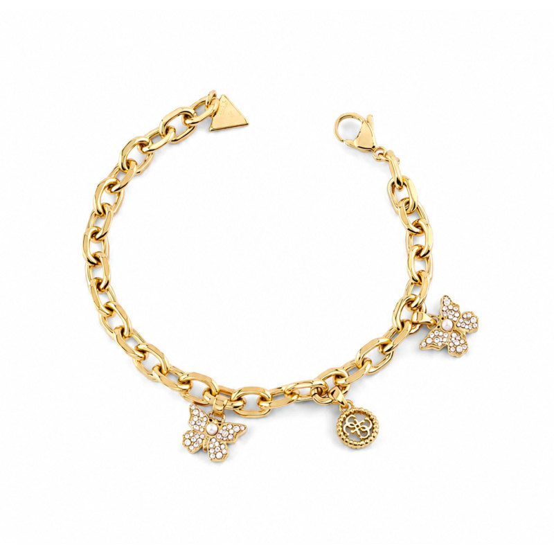 Bransoletka damska GUESS Borboleta JUBB06130JWYG