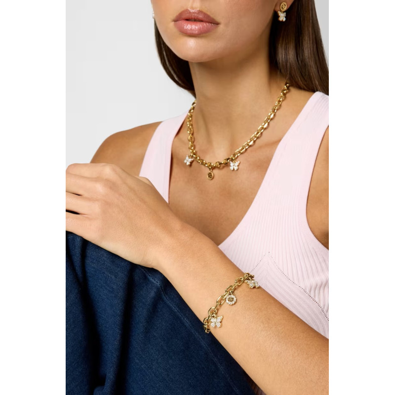 Bransoletka damska GUESS Borboleta JUBB06130JWYG