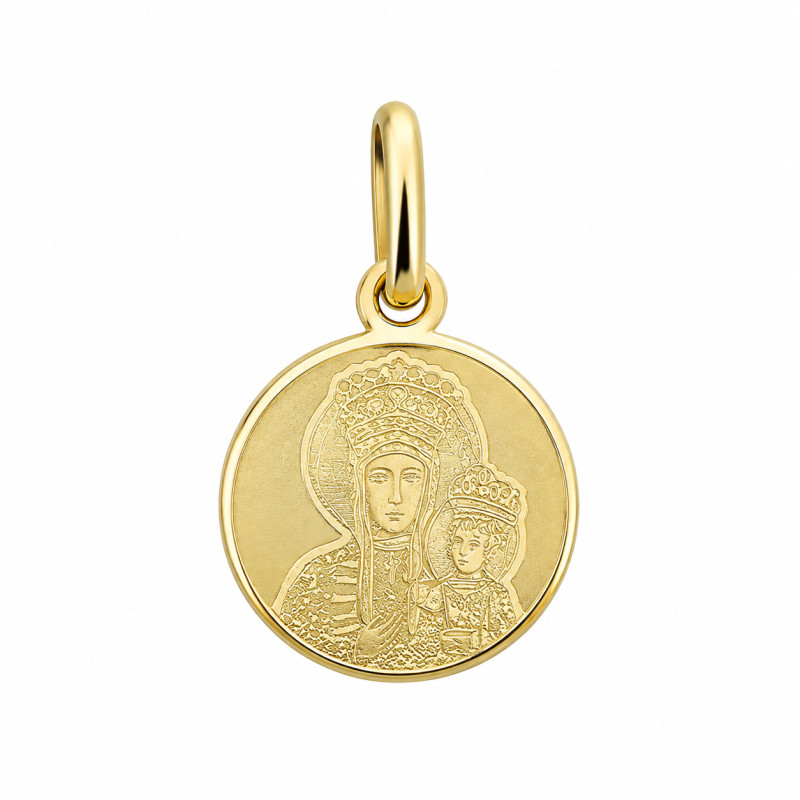 Złoty Medalik Częstochowska w Kole pr. 585 - JubilerSezam.pl