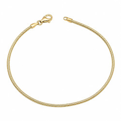 Złota Bransoletka Snake pr. 585 - JubilerSezam.pl