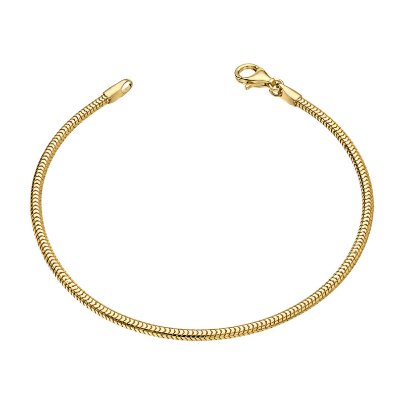 Złota Bransoletka Snake pr. 585 - JubilerSezam.pl