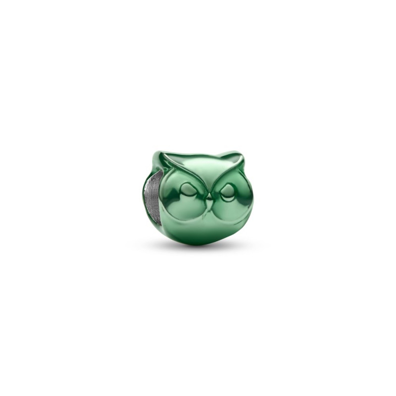 Charms Pandora zielona sowa Ag925 - Jubiler Sezam