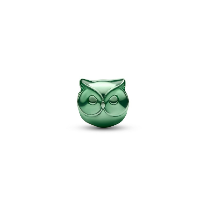 Charms Pandora mała zielona sowa 794900C01