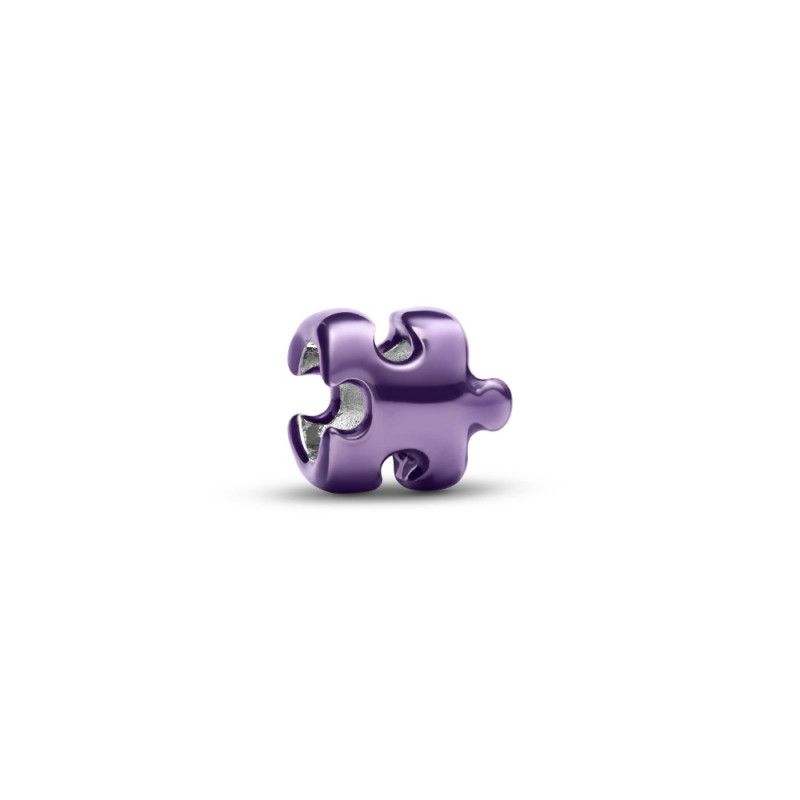 Charms Pandora fioletowy puzzel srebrny - Jubiler Sezam