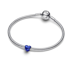 Charms Pandora niebieskie serce z emalią - Jubiler Sezam