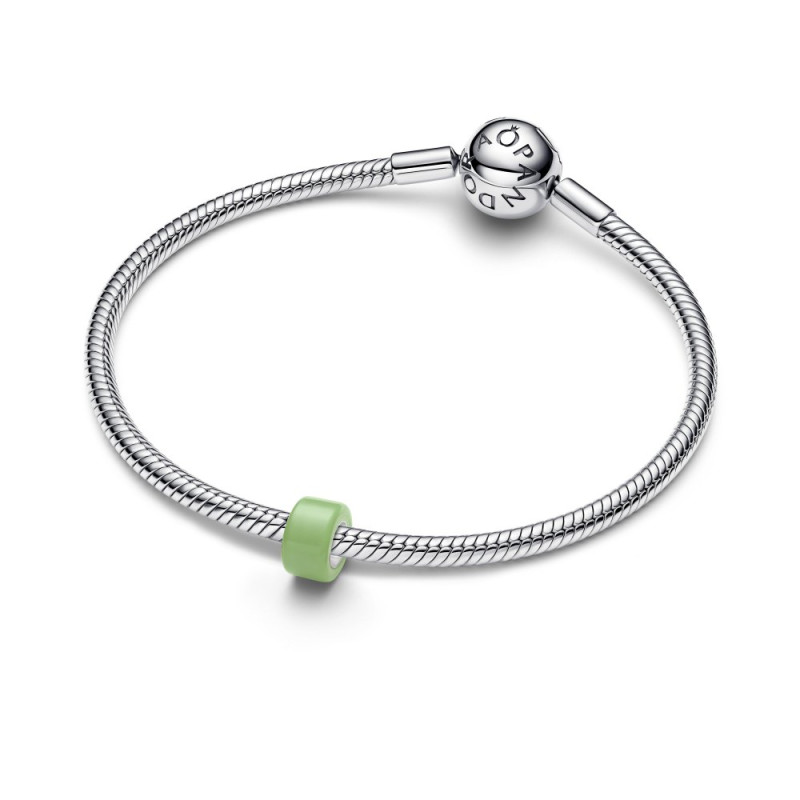 Charms Pandora zielone szkło Murano - Jubiler Sezam