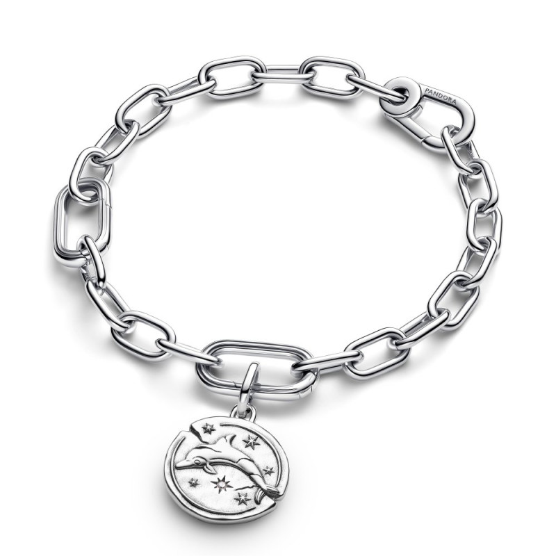 Charms-medalion Pandora Delfin srebrny - Jubiler Sezam