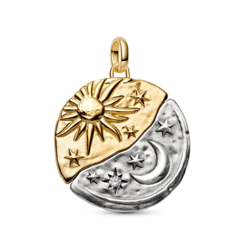 Charms medalion Pandora Słońce i księżyc - Jubiler Sezam