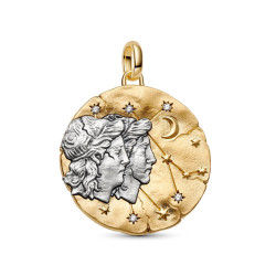Charms Pandora medalion Bliźnięta - Jubiler Sezam