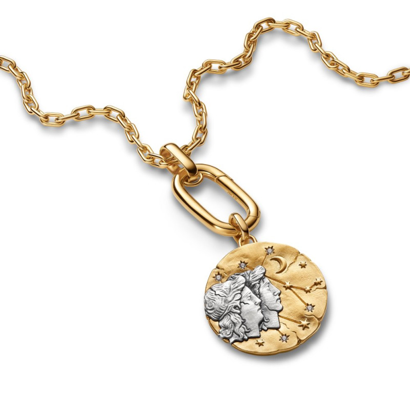 Charms Pandora medalion Bliźnięta - Jubiler Sezam