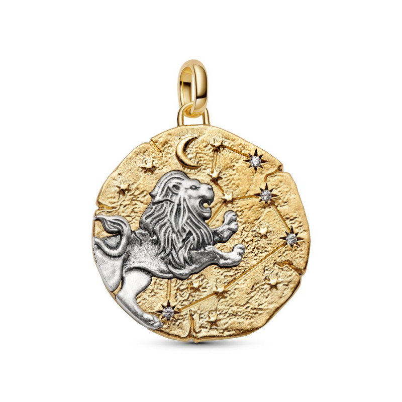Charms Pandora medalion Lew zodiak - Jubiler Sezam