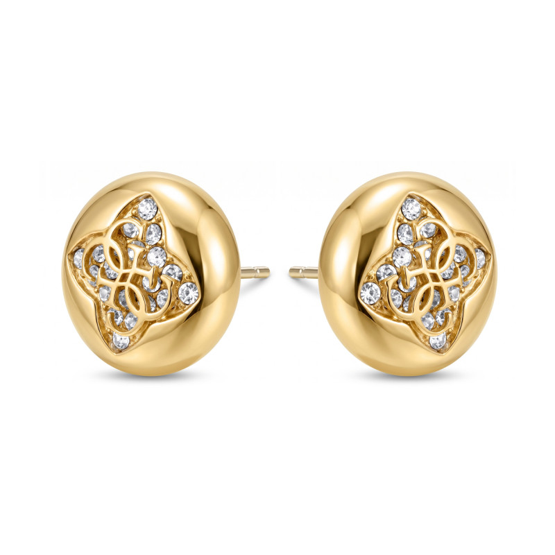 Kolczyki damskie GUESS Spinning Bloom JUBE06467JWYG