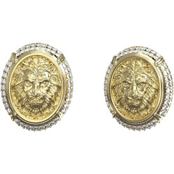 Kolczyki damskie GUESS Lioness Queen JUBE06191JWYG