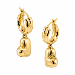 Kolczyki damskie GUESS Golden Love JUBE06456JWYG