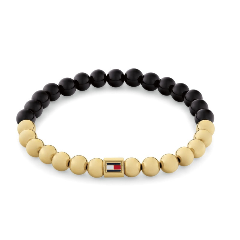 Męska bransoletka Tommy Hilfiger 2780961 stal i onyks jubilerski