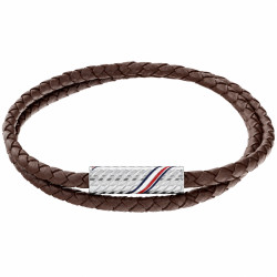 Bransoletka męska Tommy Hilfiger 2790468 stal i skóra