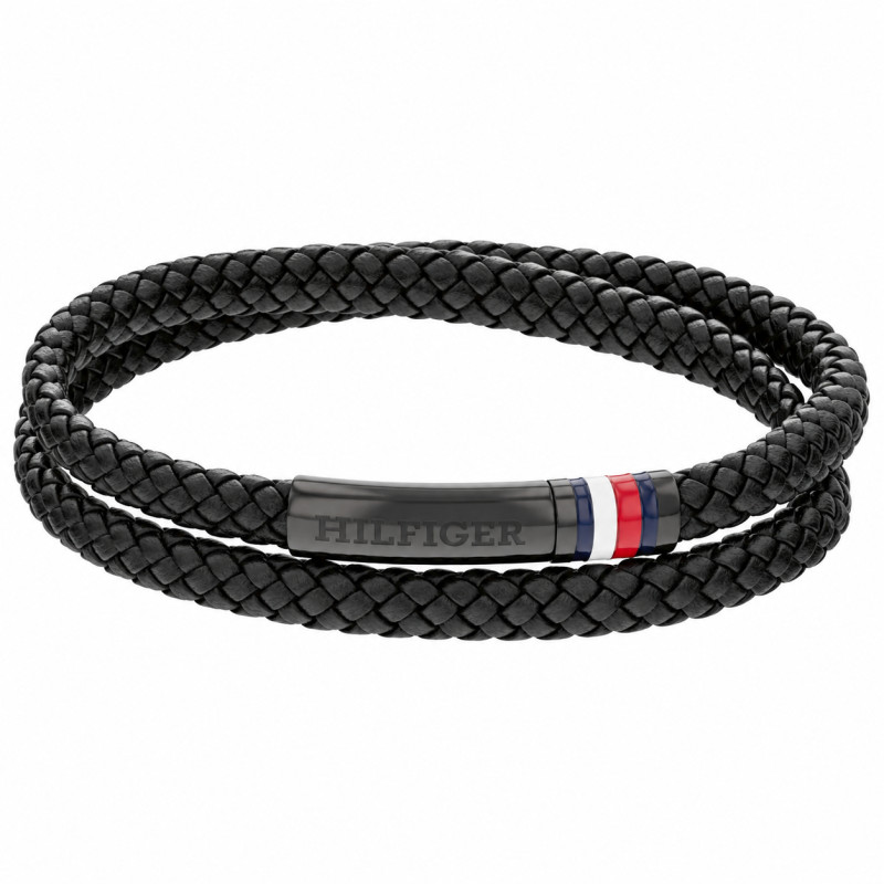 Męska bransoletka Tommy Hilfiger 2790552 ze skóry