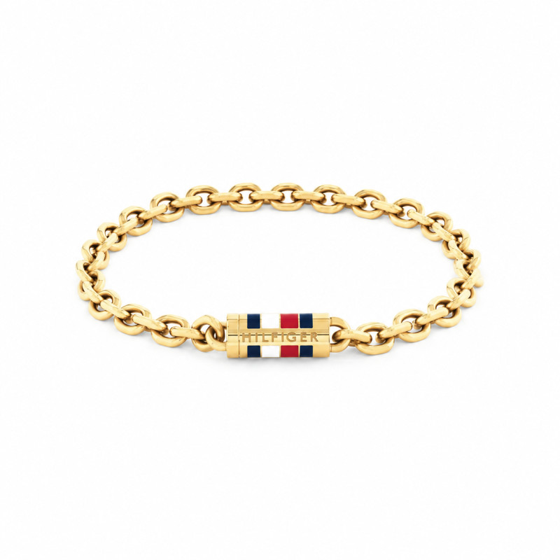 Bransoletka męska TOMMY HILFIGER 2790653 stal w kolorze złotym