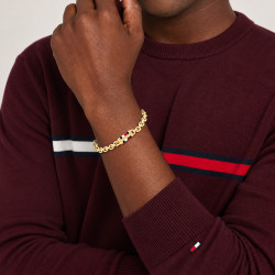 Bransoletka męska TOMMY HILFIGER 2790653 stal w kolorze złotym