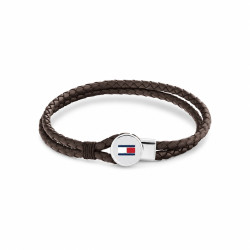 Bransoletka męska TOMMY HILFIGER 2790655 skóra brązowa