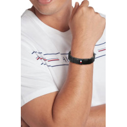 Męska bransoletka Tommy Hilfiger 2790659 stal koloru czarnego