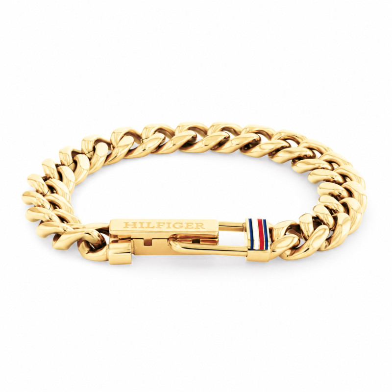 Męska bransoletka Tommy Hilfiger 2790665 stal koloru złotego