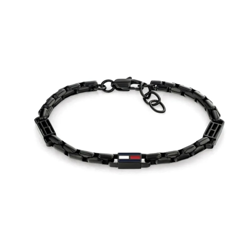Bransoletka męska TOMMY HILFIGER 2790676 ze stali w kolorze czarnym