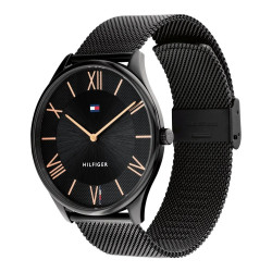 Zegarek Tommy Hilfiger Becker 1710513, stal, czarny