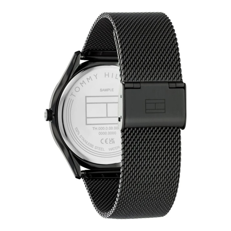 Zegarek Tommy Hilfiger Becker 1710513, stal, czarny