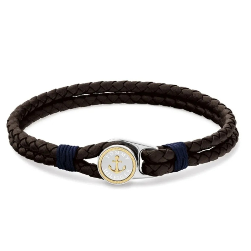 Bransoletka męska TOMMY HILFIGER 2790692 skóra brązowa