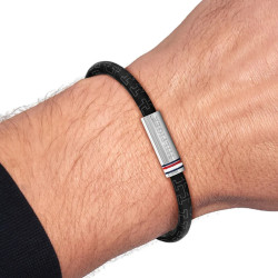 Bransoletka męska TOMMY HILFIGER 2790704 z monogramem