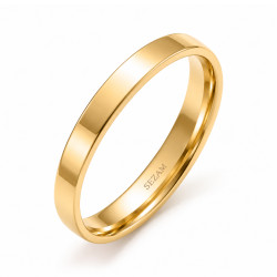 Obrączka ze złota 585 półokrągła 2,5 mm