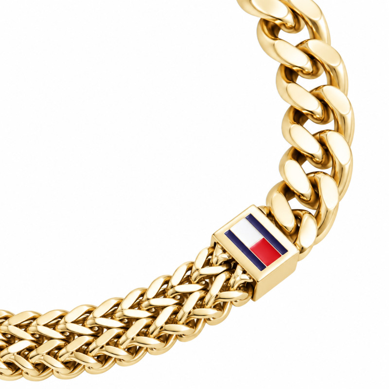 Bransoletka męska TOMMY HILFIGER 2790730 stal w kolorze złotym