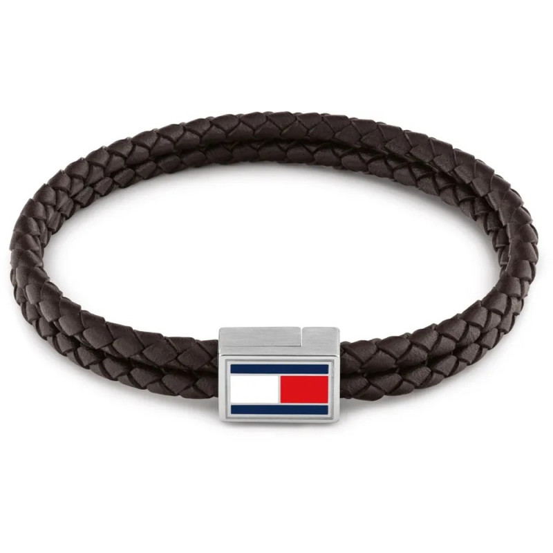 Bransoletka męska Tommy Hilfiger skórzana 2790754