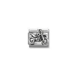 Element link do bransoletki Nomination Motor 330114 19 stal i srebro 925