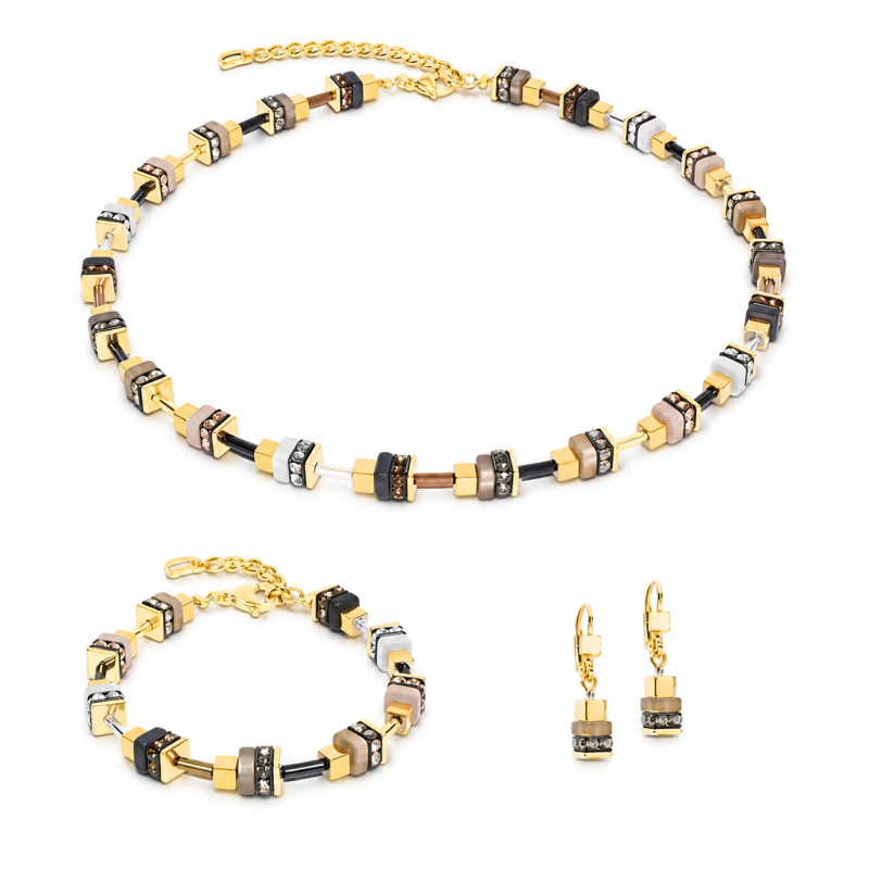 Kolczyki stalowe Coeur de Lion Multicolour 4413-20-1523 z hematytem i żywicą Polaris