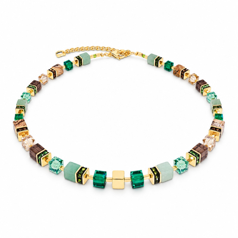 Naszyjnik Coeur de Lion 3039-10-0516 GeoCUBE Emerald Garden