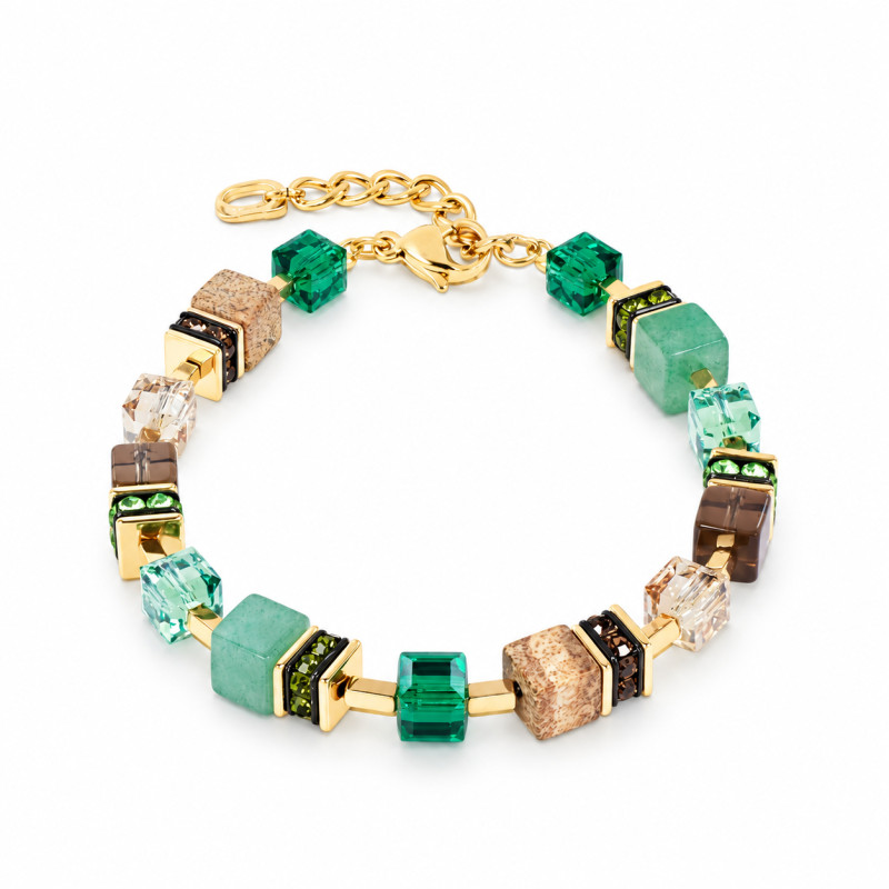 Bransoletka Coeur de Lion 3039-30-0516 GeoCUBE Emerald Garden