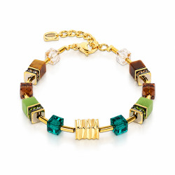 Bransoletka COEUR DE LION GeoCUBE Forest Gold 3025-30-1109