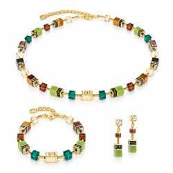 Bransoletka COEUR DE LION GeoCUBE Forest Gold 3025-30-1109
