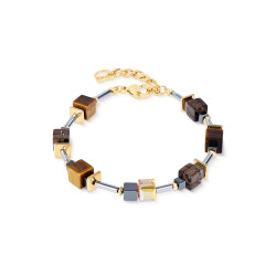 Bransoletka COEUR DE LION Cube Duet Earth Gold 3019-30-1100