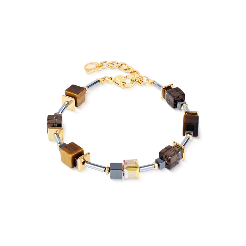 Bransoletka COEUR DE LION Cube Duet Earth Gold 3019-30-1100