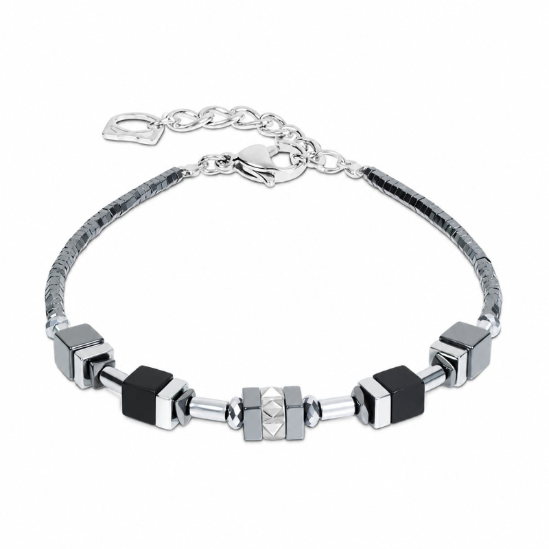 Bransoletka COEUR DE LION Cube Eclipse Onyx 2802-30-1317